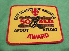 Boy Scouts Of America 50 Miler Afoot Afloat Award Patch picture