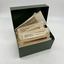 Recipe box with mixed vintage lot of handwritten and Other recipe cards picture