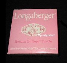 Longaberger Basket 2000 Horizon of Hope Basket Tie-On ~ New in Box - HOH picture