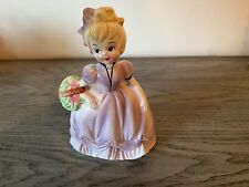 Vintage INARCO Girl with Flower Basket Figurine E-4692 Japan picture