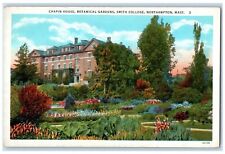 c1940 Chapin House Botanical Gardens Smith College Northampton Mass. MA Postcard picture