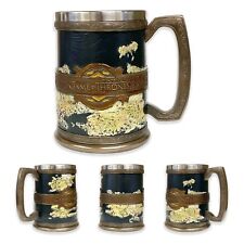 Official Game Of Thrones Westeros Map The Seven Kingdoms Steel Beer Tankard Mug picture