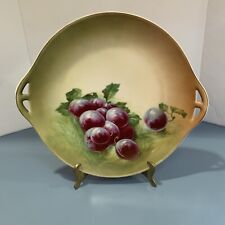 HC Royal Bavaria Hand Painted Porcelain Plate With Grapes picture