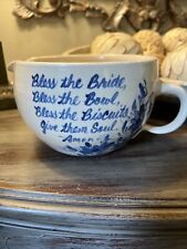 Vintage Marshall (Texas) Casey Pottery Large Mixing Batter Bowl Bless the Bride picture