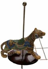 Vintage 1988 Franklin Mint Treasury Of Carousel Art Tiger By William Manns picture