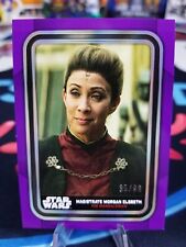 2023 TOPPS STAR WARS FLAGSHIP MAGISTRATE MORGAN ELSBETH #2 PURPLE /99 picture