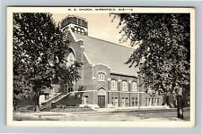 Marshfield WI-Wisconsin, M.E. Church, Religion, Outside, Vintage Postcard picture