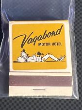 VINTAGE MATCHBOOK - VAGABOND MOTOR HOTEL - CA, AZ, OR, UT - UNSTRUCK picture