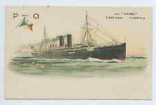 C1905 ARTIST REID LITHO POSTCARD SS CHINA P & O SHIPPING LINE GOOD CONDITION N74 picture