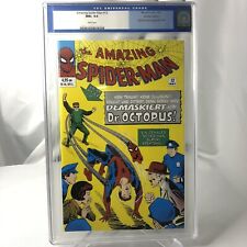 AMAZING SPIDER-MAN 12 GERMAN 1999 REPRINT Dr. OCTOPUS Key CGC 9.6 WHITE Marvel picture