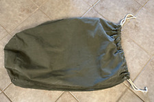 Vintage Military Gear or Laundry Bag Olive Green Drawstring Army 30