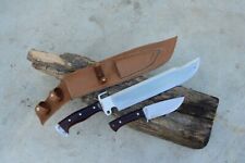 Custom Handmade Carbon Steel Blade Predator Bowie Knife| Hunting Knife Camping picture