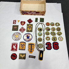 (36pc) VTG Boy Scout Patches Lot Jayhawk Camp Cub Scouts Be Prepared Assorted picture