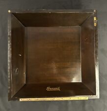 Brunswick 117 Vintage Record Player Upper Solid Wood Lid & Brass Hinge • Walnut picture