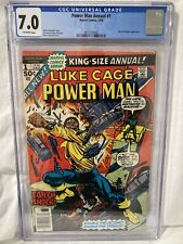 Power Man Annual #1 (1976, Marvel Comics Group) Rare, CGC Graded (7.0) picture