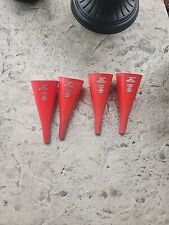 Lot Of 4 RARE Vintage Eagle SNOZZLE Funnel Gas Can Funnel picture