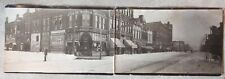 Rppc 1912 Atchison Ks. Noll's Drug Store. Tom Moore Cigars. Panoramic Postcard picture
