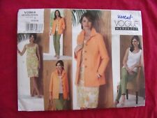 UNCUT  VOGUE# V2864  SZ 14-16-18  DRESSY CASUAL WARDROBE   SEWING PATTERN picture