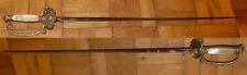 Antique GORGEOUS French Court oR General Officers Blued Trifoil blade SWORD picture