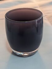 Glassybaby Purple Lavender Lilac Sweet Pea Hand Blown Candle Holder SightLife picture