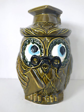 EXC ~ Vintage 1960s/70s Wise GRADUATION OWL Ceramic Cookie Jar ~ Japan picture