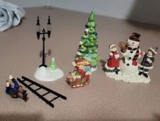 Vintage Christmas Village Figurines Lemax Dept. 56 Snowy Pine Tree  picture