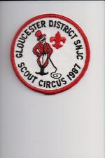 1987 SNJC Gloucester District Scout Circus patch picture