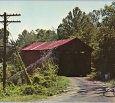 Sandy Creek Covered Bridge Hwy 21 Hillsboro MO 1960s Vintage Postcard Unposted picture