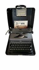 Antique 1950s Royal Quite De Luxe Typewriter picture