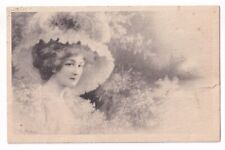 Post Card Beautiful Woman wearing Hat by R. R. von Wichera picture