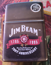 1995 Zippo Jim Beam 200th Anniversary Lighter.  New picture