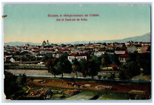 Bulgaria Postcard View of North and West of Sofia c1910 Unposted Antique picture