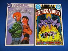 The Omega Men Annuals  DC Comics # 1 1984 # 2 1985 Very Good Condition picture