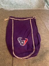Crown Royal Houston Texans Promo Bag Swag Rare Large Size Purple picture
