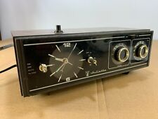 Vintage Second Hand Clock Alarm Radio Stereo Shelf Office Desk Juliette Wood Mod picture