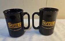 NEW Pair of Norwood C.W. SUTER Services Advertising Coffee Cups or Mugs UNUSED picture