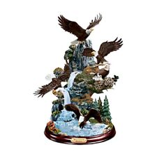 The Bradford Exchange Mountaintop Majesty Eagle Tabletop Sculpture 13-inches picture
