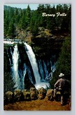 CA-California, Burney Falls, Antique, Vintage Souvenir Postcard picture