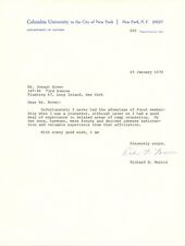 American Historian RICHARD B. MORRIS Signed Letters picture