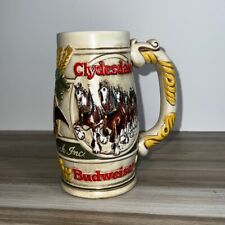 Vintage 1983 Budweiser Clydesdale Beer Stein-Mug Ceramarte Brazil Promotional picture