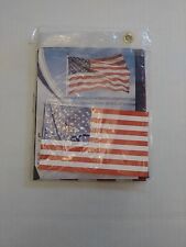 Jetlifee American Flag Heavy Duty Embroidered Sewn Stars And Stripes New 19X12 picture
