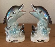 Vintage Florida Dolphins Salt and Pepper shakers picture