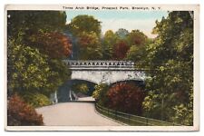 Three Arch Bridge Prospect Park Brooklyn New York NY Postcard c1926 picture