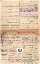 Research of Soviet officer's service record card  picture