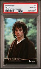 2001 Topps Lord Of The Rings Frodo Baggins Fellowship Of The Ring Rookie PSA 8 picture