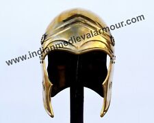 Ancient Greek Chalcidian Armor Chalcidian Helm Brass Antique Samnite helmet picture