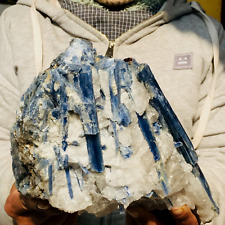8.7lb Natural Blue KYANITE With Mica Quartz Crystal Specimen Rough Healing picture