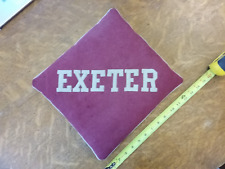 FINAL Vintage HTF RARE Phillips Exeter Academy Wool Felt Pillow 12