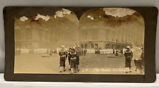 The Marines are Going Too Soldiers with Guns War Stereoview Card picture
