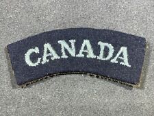 WW2 WWII Canada Canadian Air Force Shoulder Title Insignia Sleeve Patch picture
